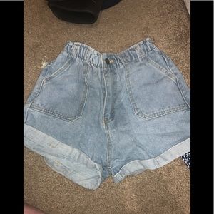 High waisted shorts